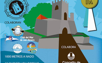Primeira travesía a nado Castelo de Santa Cruz