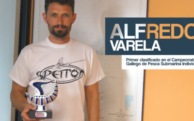 Alfreedo Varela, campeón gallego de pesca submarina