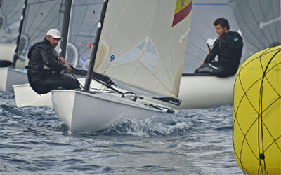 Miguel Fernández y Raquel García representantes del Club Marítimo de Oza “O Puntal” en el Trofeo Princesa Sofía y Campeonato de España de Laser 4.7